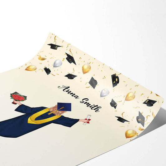 1142SUK2 Personalised Posters Gifts Her Graduation