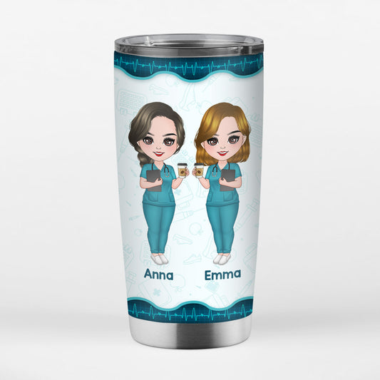 1147TUK2 Personalised Tumblers Gifts Nurse Friends