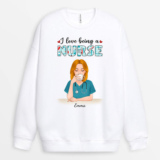 1149WUK2 Personalised Sweatshirt Gifts Her
