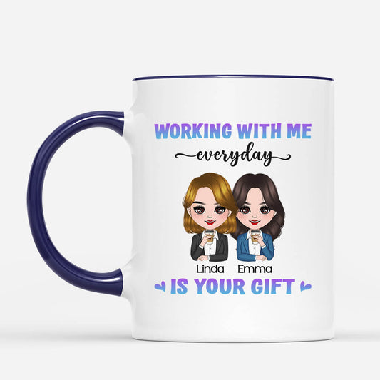 1157MUK2 Personalized Mug Gifts Working Gift Coworkers