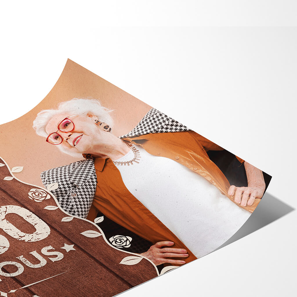1165SUK2 Personalised Poster Gifts Birthday Grandma