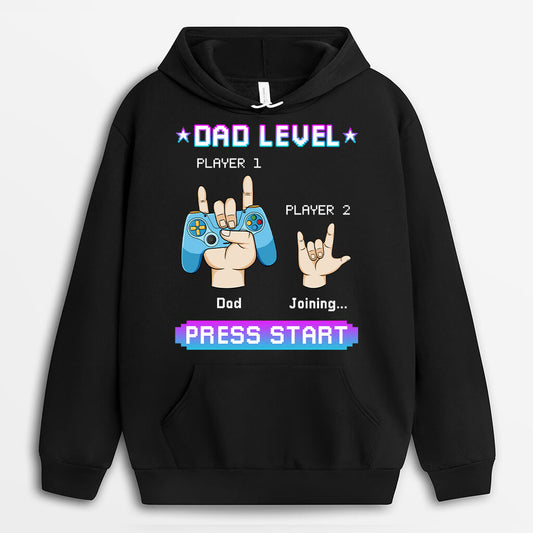 1166HUK2 Personalised Hoodies Gifts Start Dad