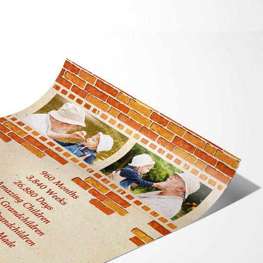 1169SUK2 Personalised Poster Gifts Celebrating Grandparents