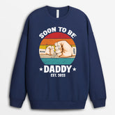 1170WUK2 Personalised Sweatshirt Gifts Soon Dad