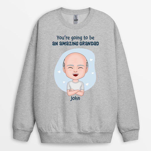 1172WUK2 Personalised Sweatshirt Gifts Father_sDay Dad