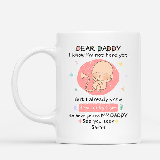 1174MUS1 Personalised Mugs Gifts Scan Love Dad