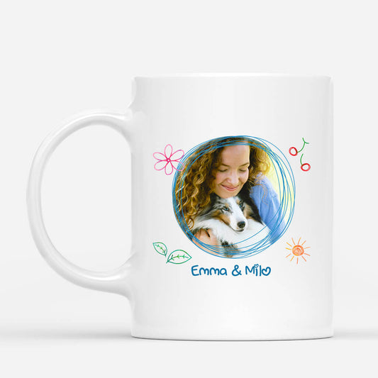 1176MUK2 Personalised Mugs Gifts Mom DogLover