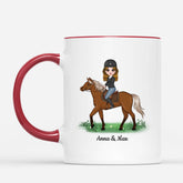 1185MUK2 Personalised Mugs Gifts Horse Lovers Her