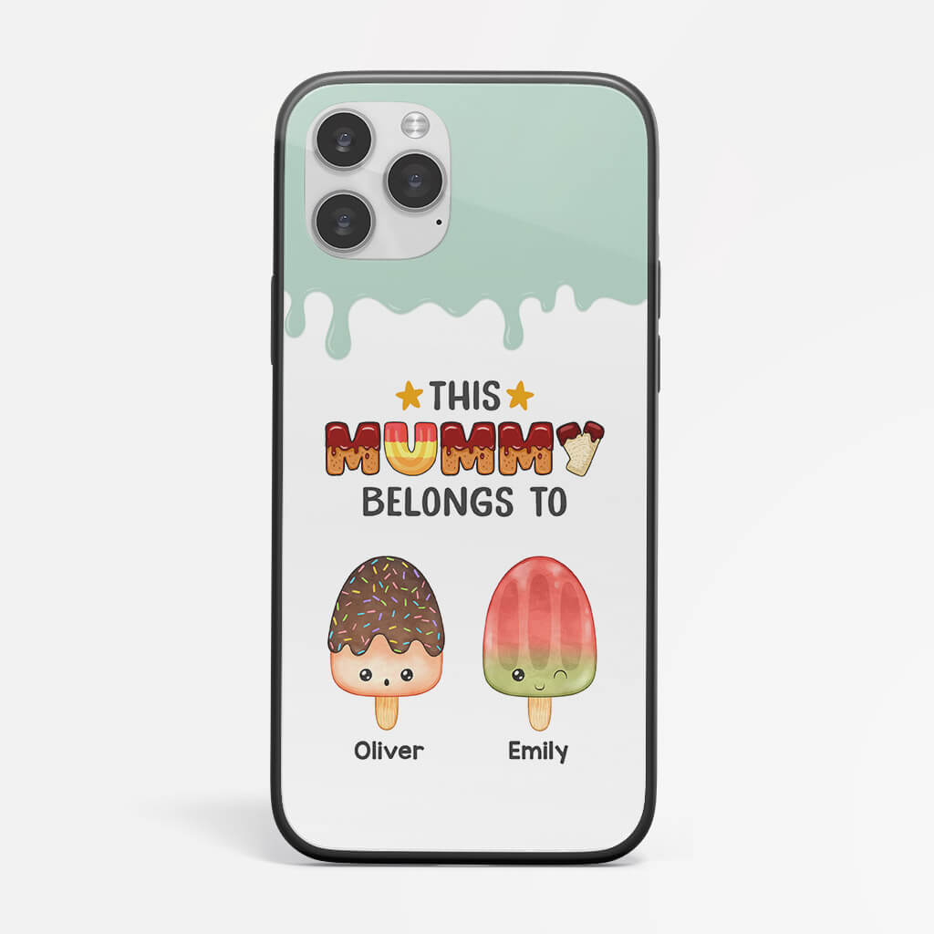 1205FUK2 Personalised Phone Cases Gifts Ice Creams Mom