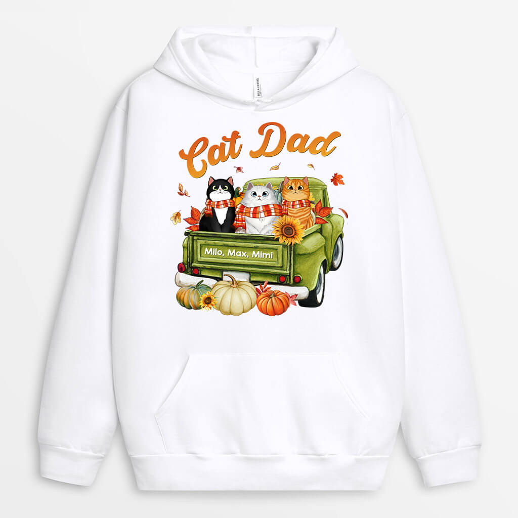 1207HUK2 Personalised Hoodies Gifts Fall Season Cat Lovers