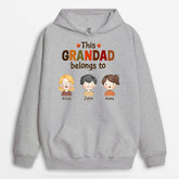 1215HUK2 Personalised Hoodies Gifts Fall Grandpa Dad