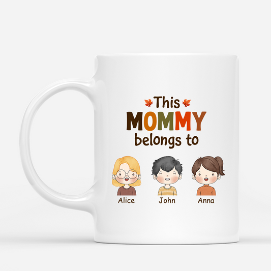 1215MUS1 personalized gifts for mother this mom belongs to mug 1215M3N8A