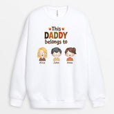 1215WUK1 Personalised Sweatshirt Gifts Fall Grandpa Dad