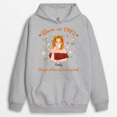 1232HUK2 personalised born in 1993 hoodie