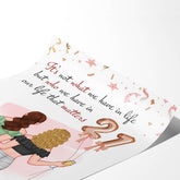 1240SUK2 personalised its who we have in life 21st birthday poster