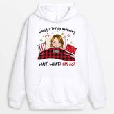 1245huk2 personalised what a lovely morning 40th birthday hoodie