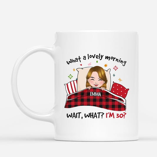 1245muk1 personalised what a lovely morning 30th birthday mug_9f8e4269 137f 41e7 ae4f 536850c39be8