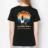 1262AUK2 personalised a girl and her dog sweatshirt