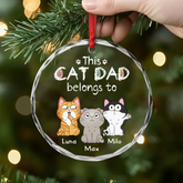 1295OUS2 custom glass cat ornaments_ christmas gifts for cat lovers 1295O