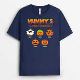 1318AUK2 personalised mommys little pumpkins t shirt