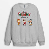1366WUK2 personalised this grandma belongs to sweatshirt