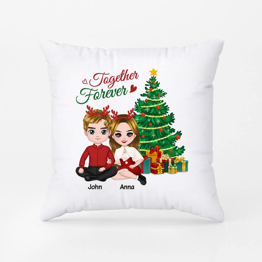 1429PUK1 personalised couple together forever pillow