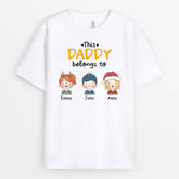 1463AUK1 personalised this grandad belongs to t shirt