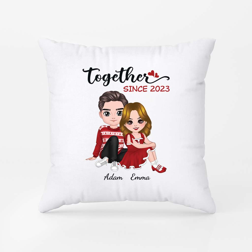 1470PUK1 together since pillow personalised gift ideas for couple