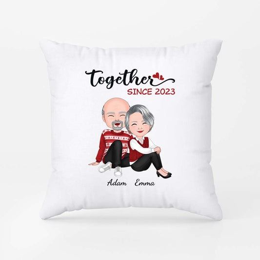 1470PUK2 together since pillow personalised gift ideas for couple