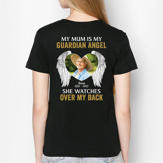 1476AUK2 personalised my dad is my guardian angel t shirt_e92f7b79 20e9 49df 8d56 7529ec23db0b