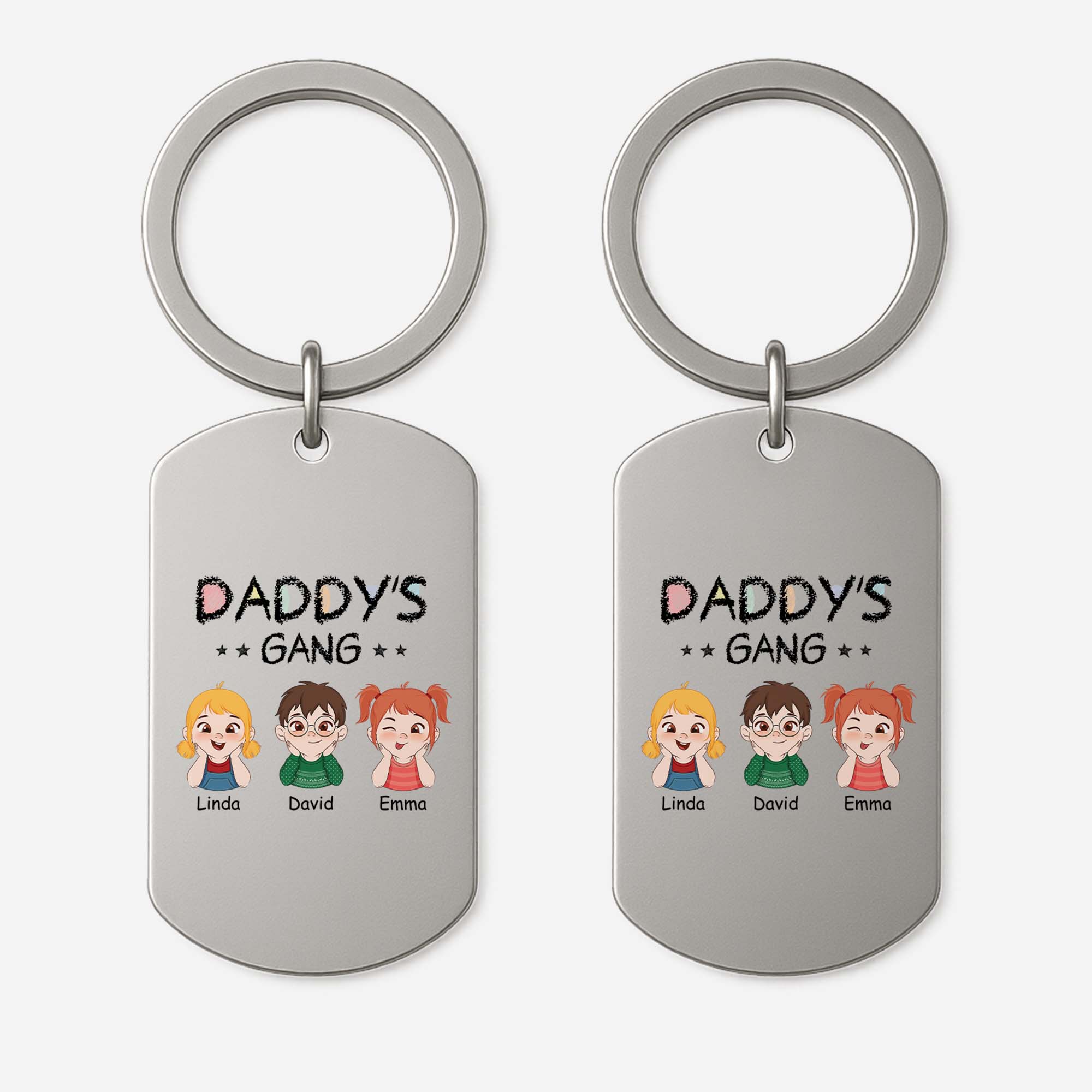 1527JUS1 personalized metal keychains unique gifts for fathers 1527JKQ8B