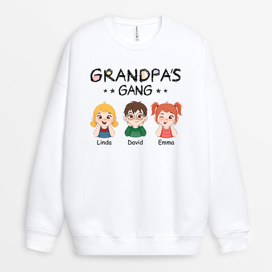 1527WUS1 sweatshirts with grandkids names custom gifts for grandpa grandma 1527W5L8A