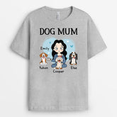 1531AUK2 personalised dog mum dog dad t shirt