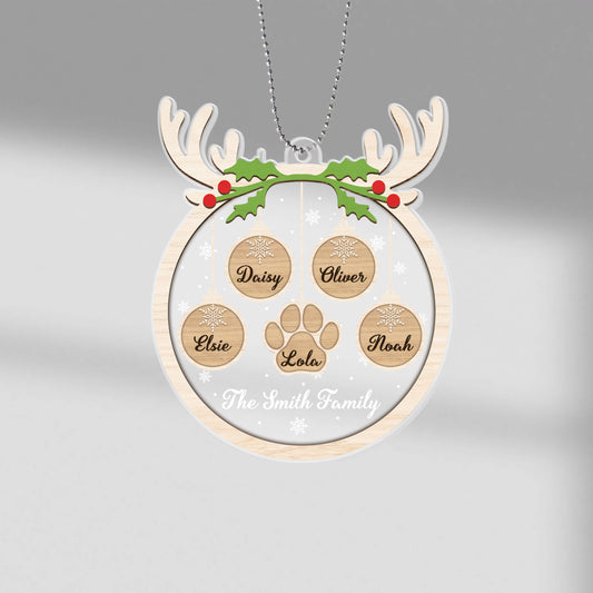1546OUK1 personalised the best family ornament