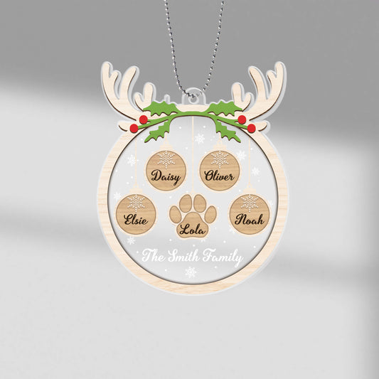 1546OUK1 personalised the best family ornament