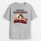 1549AUK1 personalised official sleepshirt grandma dog t shirt
