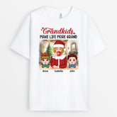 1610AUK1 personalised grandkids make life more grand t shirt
