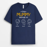 1617AUK2 personalised this grandma belongs to t shirt
