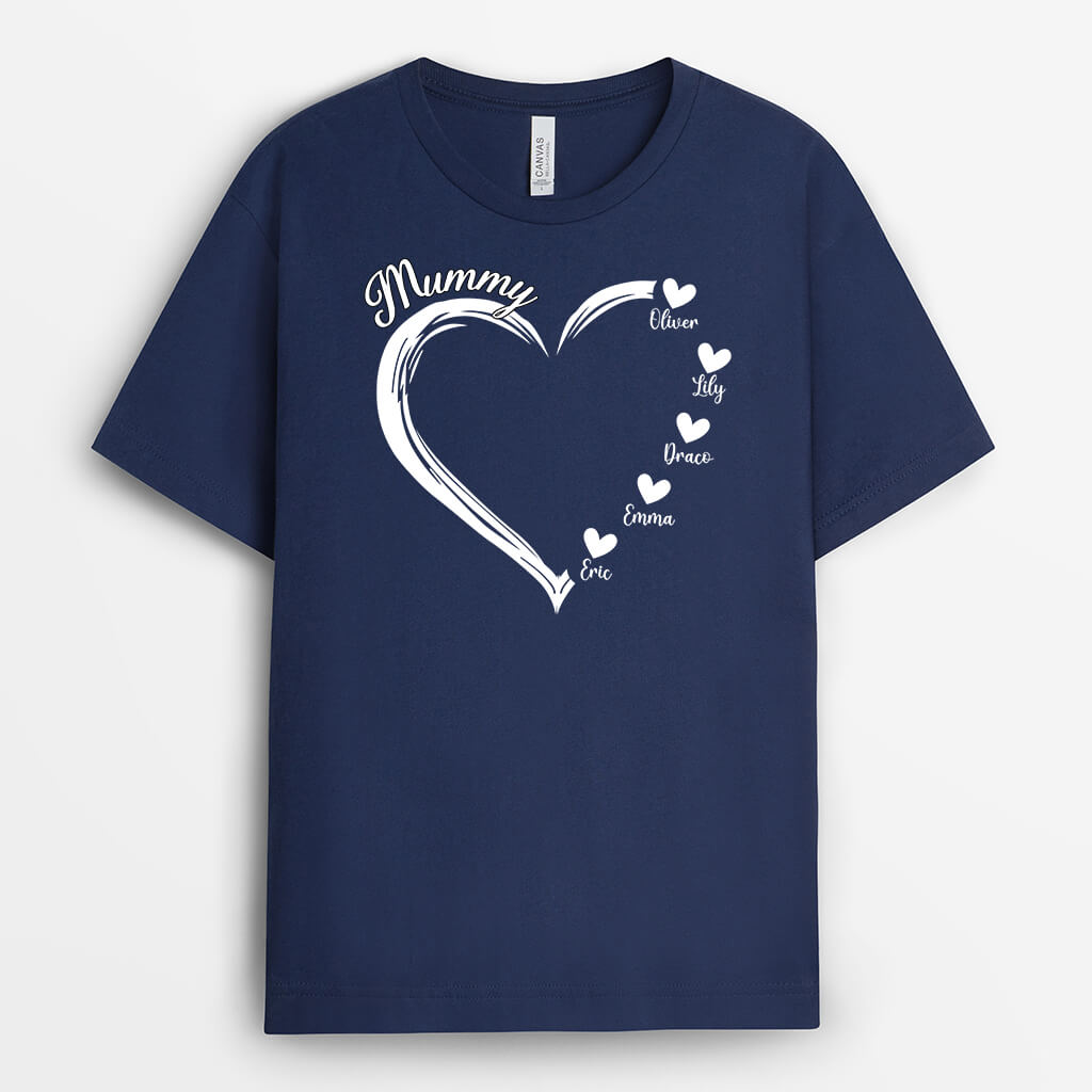 1686AUK2 personalised best grandma with heart t shirt_a9d05c37 2180 4edf a42e d6541bc5b495