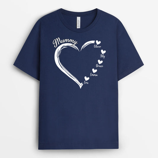 1686AUK2 personalised best grandma with heart t shirt_a9d05c37 2180 4edf a42e d6541bc5b495
