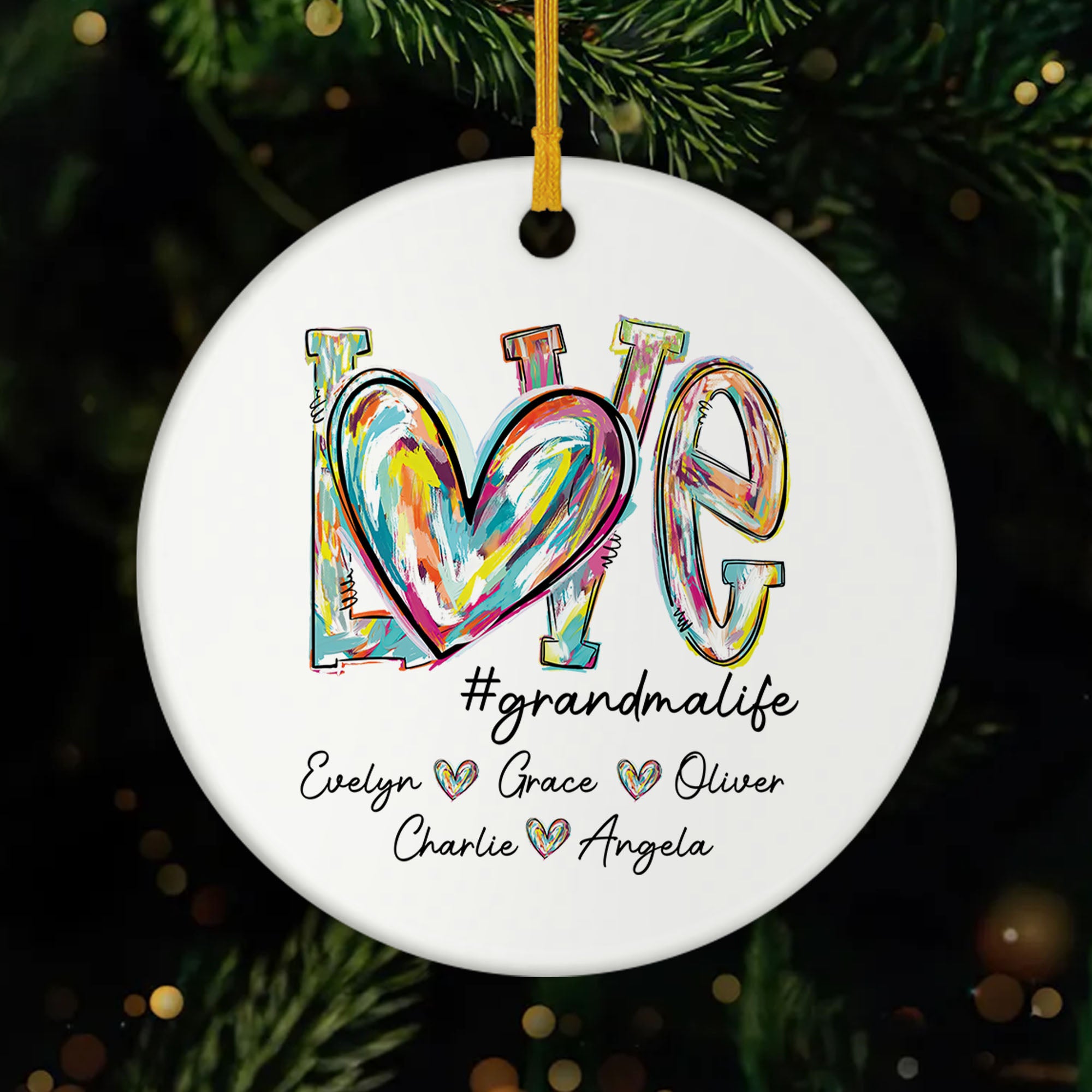 1722OUS1 _grandmalife ceramic christmas ornament custom grandma gifts 1722O3V5A