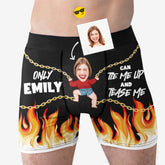 1756XUK2 personalised tie me up and tease me boxer