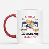 1771MUK2 personalised my cats are sleeping mug