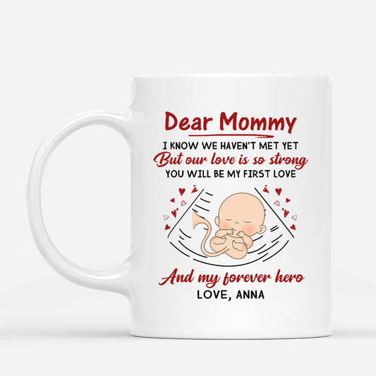 1837MUS1 personalized mommy youll be my first love mug