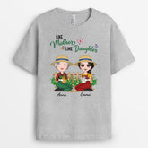 1864AUK2 personalised like mother like daughter t shirt