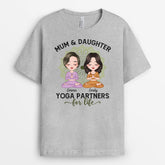 1881AUK2 personalised best yoga partners for life t shirt