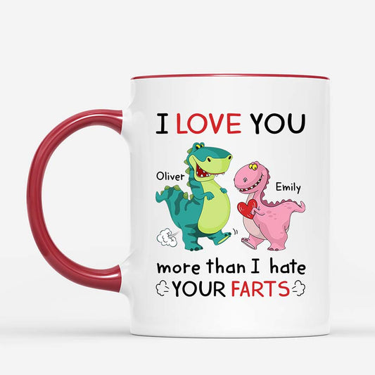 1919US1 personalized i love you more than i hate your farts mug