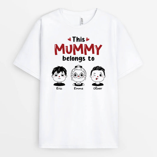 1960AUK1 personalised this mummy grandma belongs to t shirt_83e0eded 6ed8 4f89 955c 055f7e11e0aa