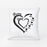 1969PUK2 personalised mum heart in grandma heart t shirt