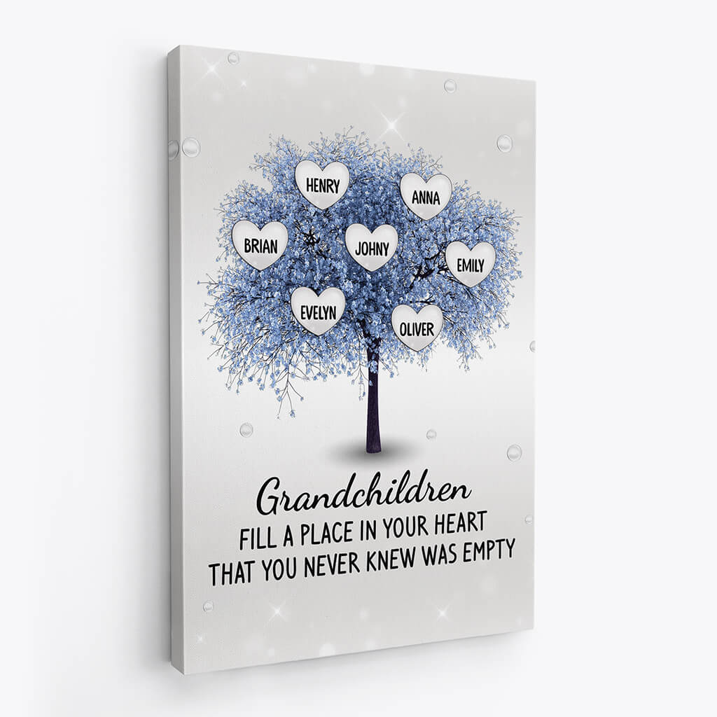 1974CUK2 personalised fill a place in your sweet heart canvas